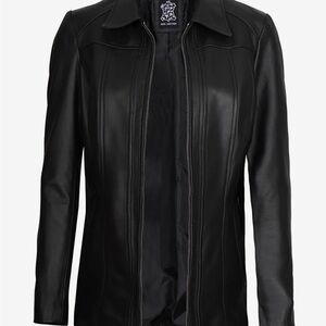 Classiques Entier Black Leather Jacket